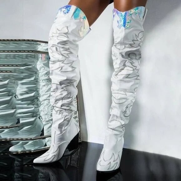 Dolls Kill Shoes - NWT Dolls Kill x Cape Robbin Pure Love Bandit Cowgirl Boots
